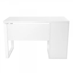 Masa pentru birou Deco 1200x600 Alb+cadru Alb flexmag.md