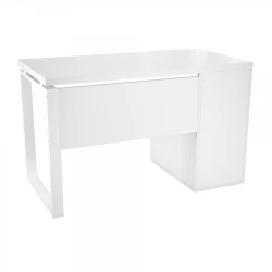 Masa pentru birou Deco 1200x600 Alb+cadru Alb flexmag.md