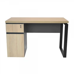 Masa pentru birou Deco 1200x600 Sonoma+cadru Negru flexmag.md