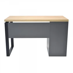 Masa pentru birou Deco 1200x600 Sonoma+cadru Negru flexmag.md