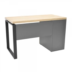 Masa pentru birou Deco 1200x600 Sonoma+cadru Negru flexmag.md