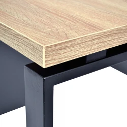 Masa pentru birou Deco 1200x600 Sonoma+cadru Negru flexmag.md