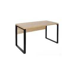Masa pentru birou Deco B-130 Sonoma+cadru Negru flexmag.md