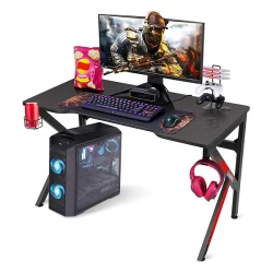 Masa pentru birou Deco EGame Black-Red flexmag.md