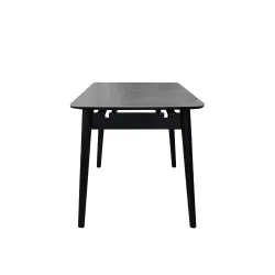 Masa pentru birou Deco Granna Grey+Black Legs flexmag.md