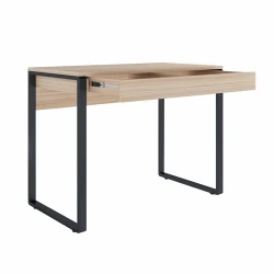 Настольный стол Deco маленький Sonoma-Black flexmag.md
