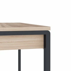 Настольный стол Deco маленький Sonoma-Black flexmag.md