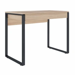 Настольный стол Deco маленький Sonoma-Black flexmag.md