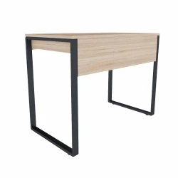 Настольный стол Deco маленький Sonoma-Black flexmag.md