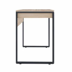 Настольный стол Deco маленький Sonoma-Black flexmag.md