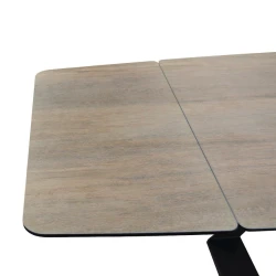 Masa pentru bucatarie Deco LORI Wooden Glass flexmag.md