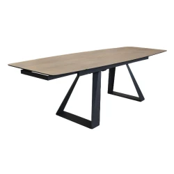Masa pentru bucatarie Deco LORI Wooden Glass flexmag.md
