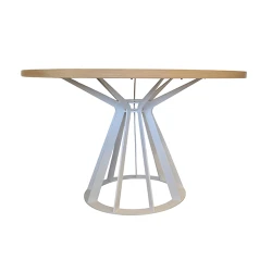 Masa pentru bucatarie Deco Madrid White Top+Black Legs flexmag.md