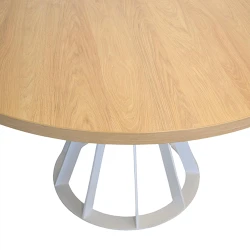 Masa pentru bucatarie Deco Madrid White Top+Black Legs flexmag.md