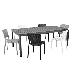 Masa pentru gradina Deco Spark 210 Dark Grey flexmag.md