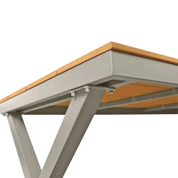 Masa pentru gradina Deco TER-F10 Grey+Wood flexmag.md