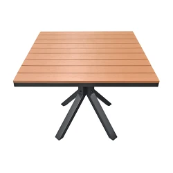 Стол садовый Deco TER-F20 Grey+Wood flexmag.md