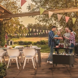 Стол садовый Keter Bevy Bar Large Cool Brown (246857) flexmag.md