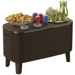Стол садовый Keter Bevy Bar Large Cool Brown (246857) flexmag.md