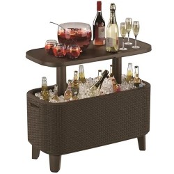 Стол садовый Keter Bevy Bar Large Cool Brown (246857) flexmag.md
