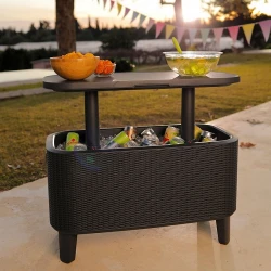 Стол садовый Keter Bevy Bar Large Cool Brown (246857) flexmag.md