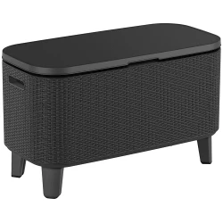 Стол садовый Keter Bevy Bar Large Cool Graphite (246853) flexmag.md