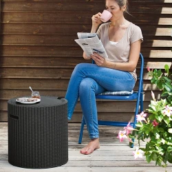 Стол садовый Keter Cool Stool Anthracite (230905) flexmag.md