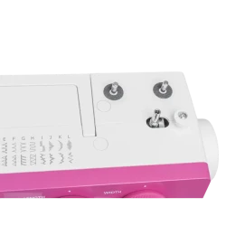 Masina de cusut Janome 1522 PG, Alb - Roz flexmag.md