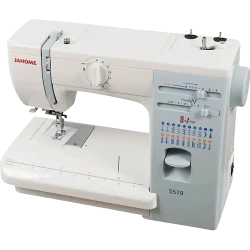 Masina de cusut Janome 5519, Alb flexmag.md