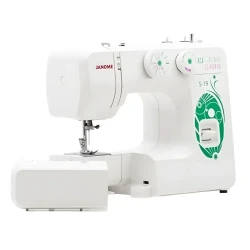 Masina de cusut JANOME S-19, Alb Verde flexmag.md