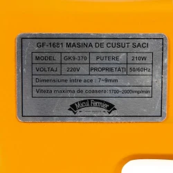 Швейная машина для мешков Micul Fermier GF-1681 flexmag.md
