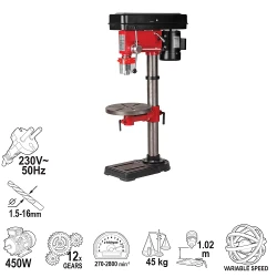 Станок сверлильный с колонкой Raider RDP-BD02 flexmag.md
