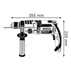 Дрель с ударным действием Bosch GSB 21-2 RE PROF flexmag.md