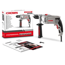Дрель с ударом Crown CT10130C flexmag.md