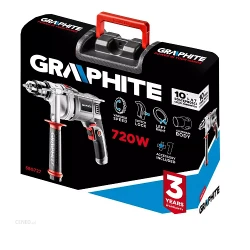 Дрель ударная Graphite 58G727 flexmag.md