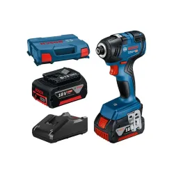Masina de gaurit cu percutie pe acumulator Bosch GDR 18V-200 (B06019J2107) flexmag.md