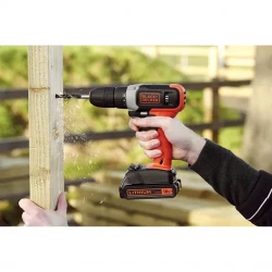 Шуруповёрт с аккумулятором Black+Decker BCD001C1-QW flexmag.md