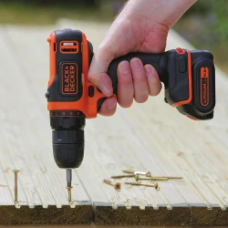 Masina de gaurit si insurubat cu acumulator Black+Decker BDCDD12 flexmag.md