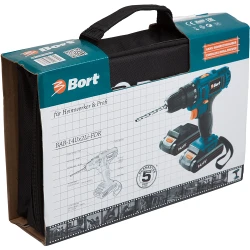 Masina de gaurit si insurubat cu acumulator Bort BAB-14Ux2Li-FDK flexmag.md
