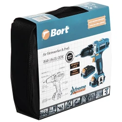 Masina de gaurit si insurubat cu acumulator Bort BAB-18x2Li-XDK flexmag.md