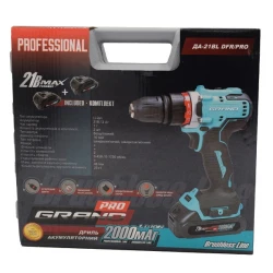 Masina de gaurit si insurubat cu acumulator Grand ДА-21BL DFR PRO flexmag.md