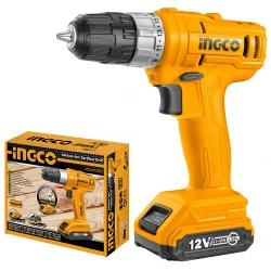 Дрель-шуруповерт аккумуляторный Ingco CDLI1211 flexmag.md