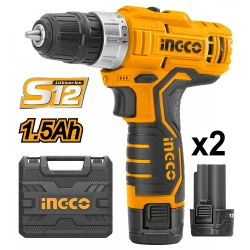 Дрель-шуруповерт аккумуляторный Ingco CDLI1232 flexmag.md