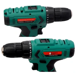 Masina de gaurit si insurubat cu acumulator KraftTool KT12V NEW Li-Ion flexmag.md