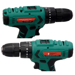 Masina de gaurit si insurubat cu acumulator KraftTool KT18V NEW Li-Ion flexmag.md