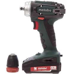 Masina de gaurit si insurubat cu acumulator Metabo BS18 Quick SET (602217870) flexmag.md