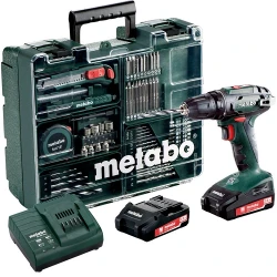 Дрель-шуруповёрт аккумуляторный Metabo BS18 Workshop (602207880) flexmag.md