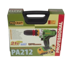 Дрель-шуруповерт аккумуляторный Procraft PA212 flexmag.md