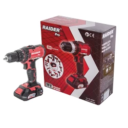 Masina de gaurit si insurubat cu acumulator Raider RDP-SCD20 (set) flexmag.md