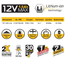 Дрель-шуруповерт аккумуляторный SGS 5130 flexmag.md